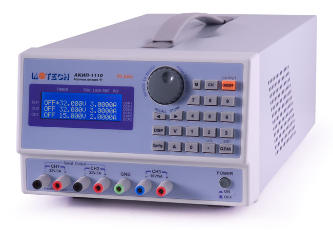 АКИП-1110 - источник питания постоянного тока программируемый