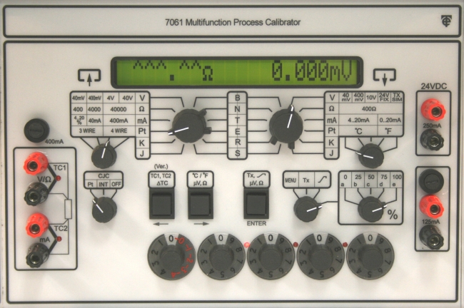 TE7061 — модуль калибратора технологического контроля