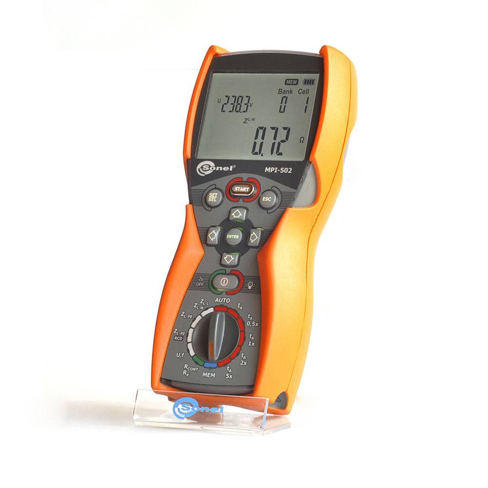 MPI-502 - измеритель параметров электробезопасности электоустановок