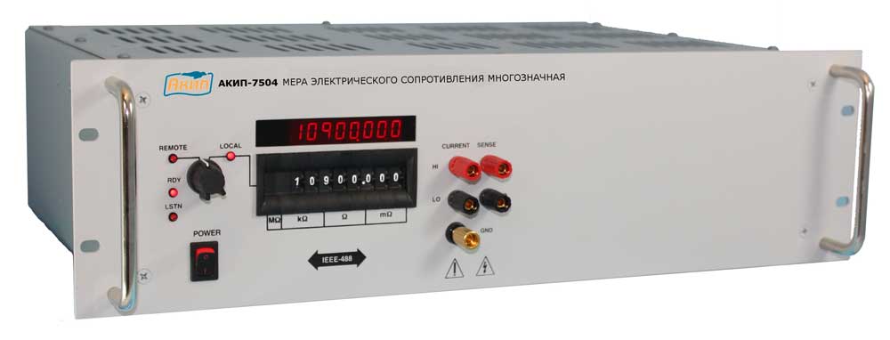 АКИП-7504/2 — мера электрического сопротивления многозначная