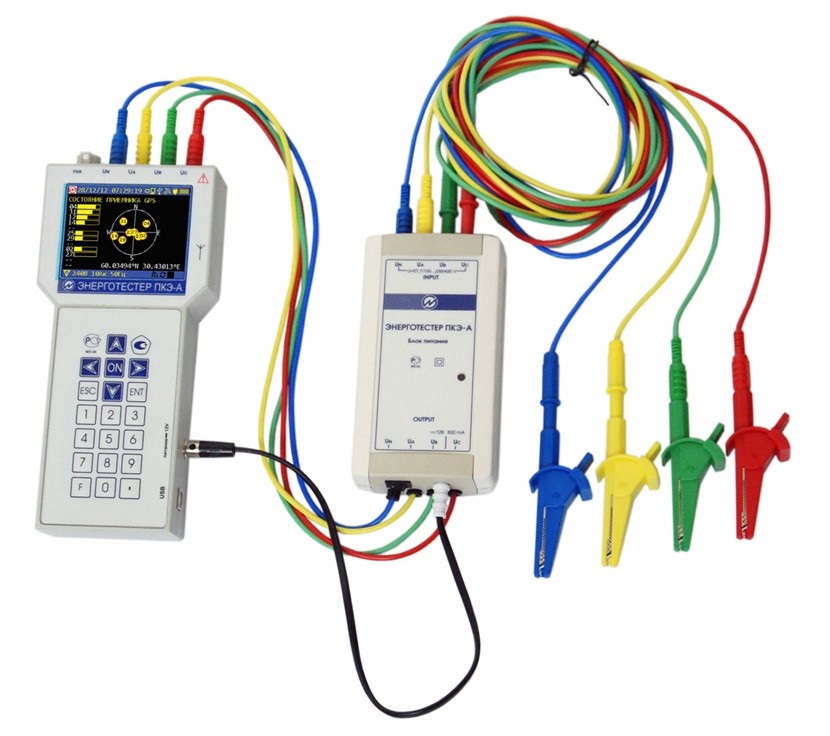 Энерготестер ПКЭ - прибор для измерения показателей качества электрической энергии и электроэнергетических величин