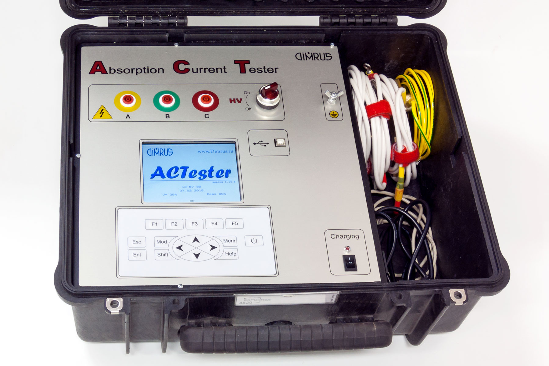 ACTester - прибор контроля состояния и оценки остаточного ресурса изоляции высоковольтного оборудования