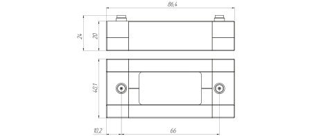 Пассивный полоснопропускающий фильтр BPF-53.5-2