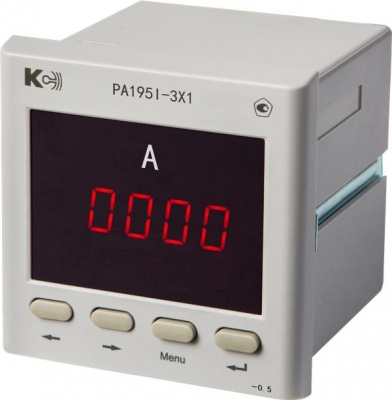 PA195I-AK1 Амперметр (1 порт RS-485, 1 аналоговый выход, лицевая панель 74х74 мм)